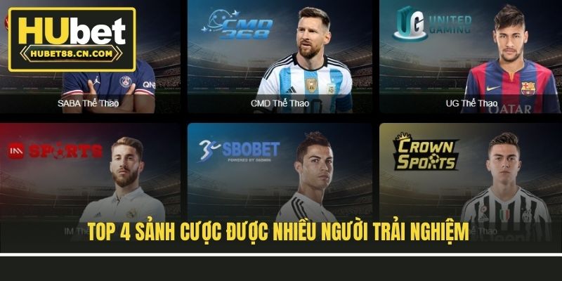 Top 4 sảnh cược được nhiều người trải nghiệm Top 4 sảnh cược được nhiều người trải nghiệm